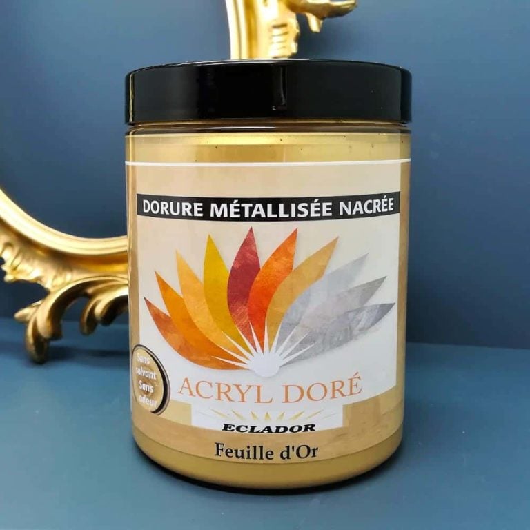 Dorure métallisée nacrée - Feuille d'Or